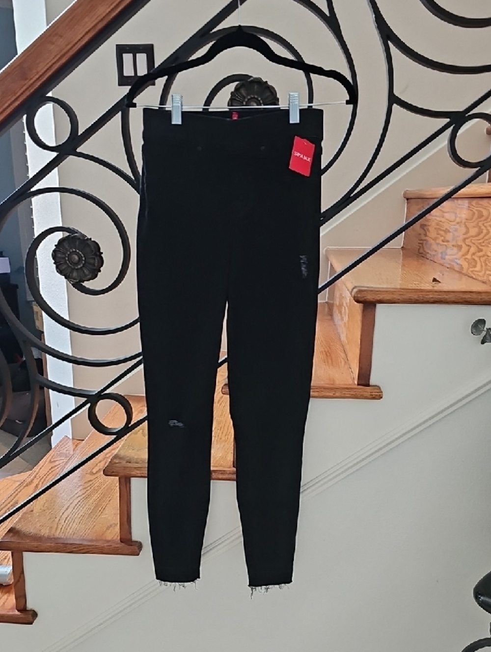 SPANX Black High-Rise Skinny Ankle Pants
